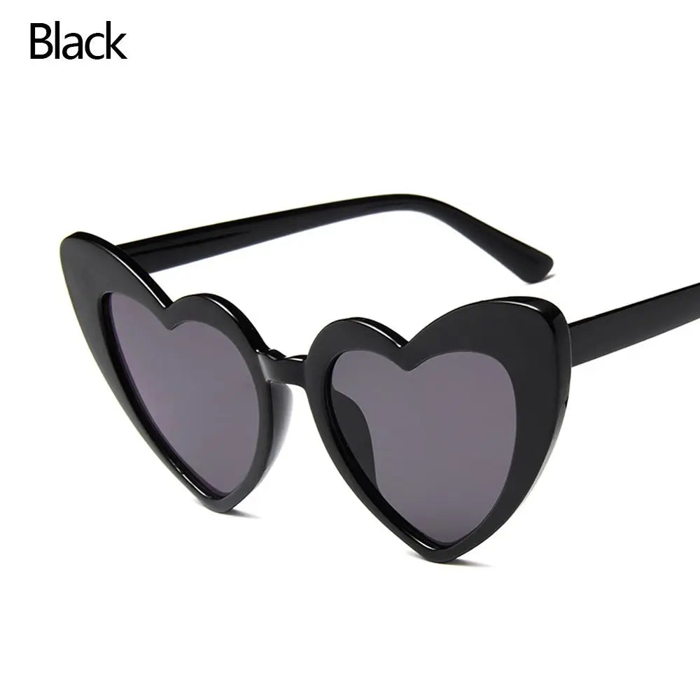 Heart Sunglasses Rimless Metal Frame Heart Shaped Sunglasses Gradient Lens Love Heart SunGlasses Women Eyewear UV400 Protection