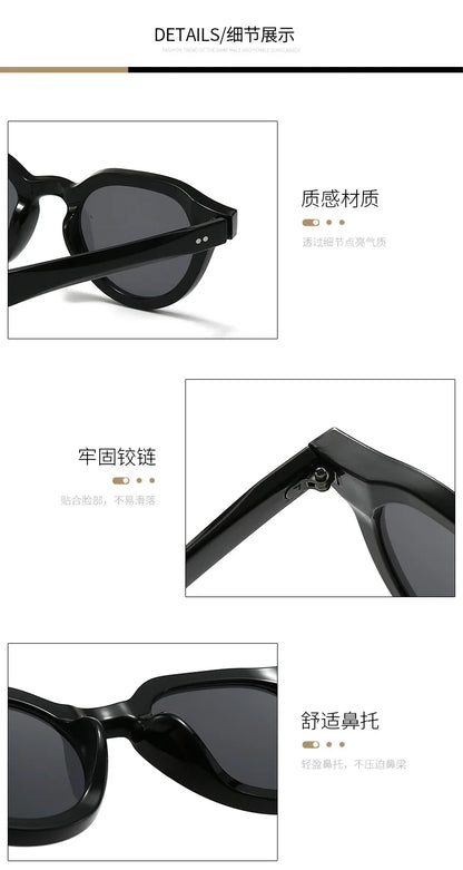 2025 Europe Designer Fashion Sunglasses Men Women Rives Sunset Casual Travel Sun Shades UV400 Suitable Oval Glasses