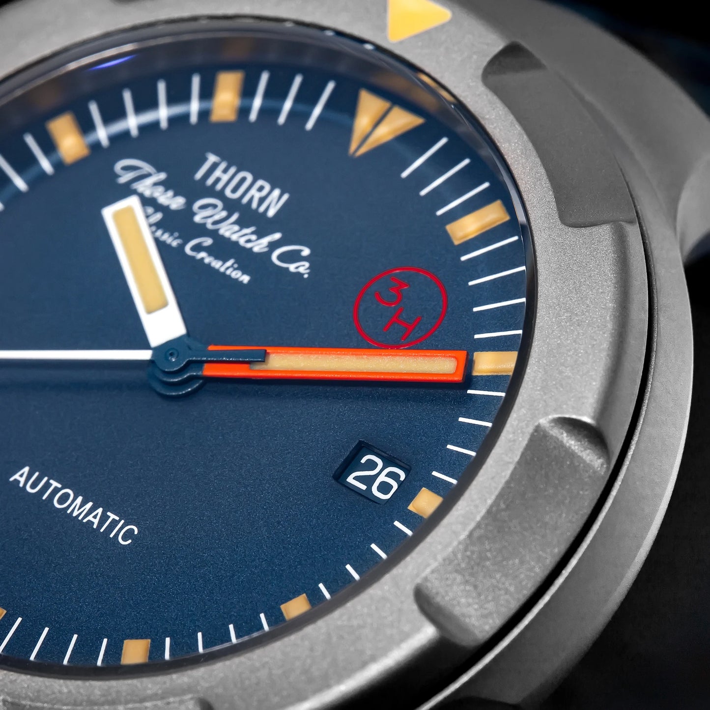 THORN T011 Men's Titanium Watch PT5000 Automatic Movement Mechanical Tribute Vintage Watches Sapphire Luminous 10Bar Waterproof
