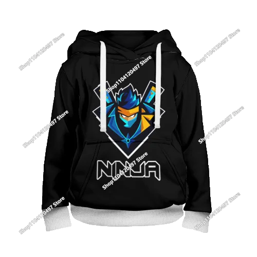 2025 Novo hoodie unissexo Fortnite com impressão 3D, casaco casual, acessório gaming para cosplay, roupa infantil, presentes