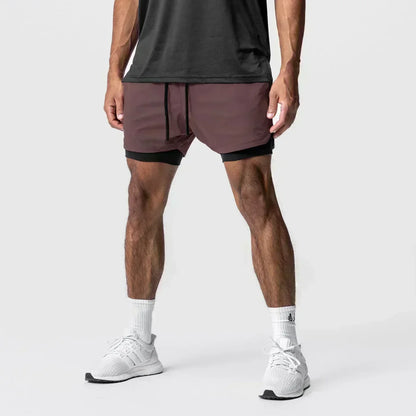 2026 Dragon Ball Anime Men's Shorts Sportswear Quick Dry Gym Pants Double-layer 2 in 1 Shorts Y2k Summer Breathable Streetwear