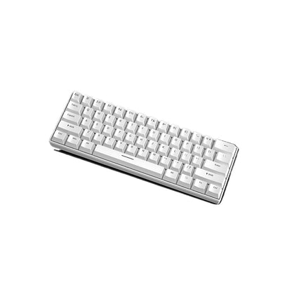 Mechanical keyboard Gamer keyboards mini Usb 61-Key Computer 60% kit upgrade Wired ergonomic semi mechanical white teclado pc