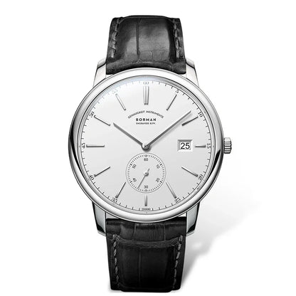 Orologio BORMAN BM3817 TOP nuovo 42 da uomo di lusso, meccanico automatico, vetro zaffiro, ultrasottile, impermeabile 50M, con sottoquadranti