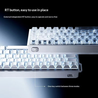 MCHOSE Ace 68 Hall Effect Magnetic Switch Gaming Keyboard Topographic Keycaps Customized TTC Uranus Magnetic Switch eSports