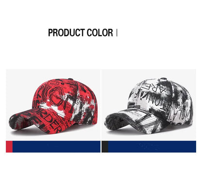 New Cool Fashion Graffiti Women Men Caps Hat Female Male Sport Visors Baseball Cap Street Trend Sun Hat For Women Men