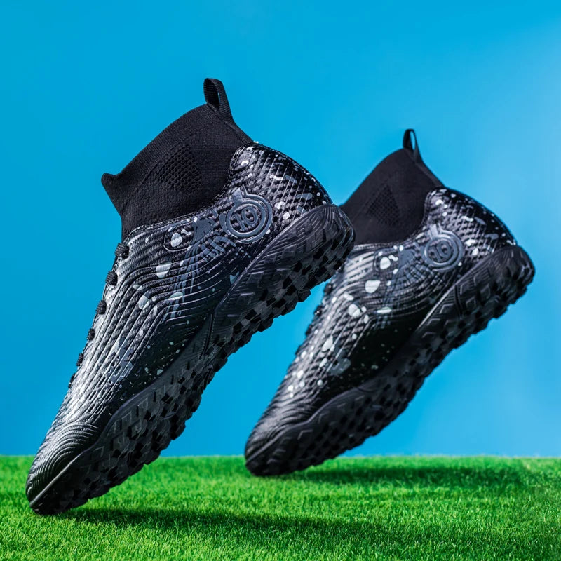Nouvelles chaussures de football professionnelles pour hommes, chaussures de football antidérapantes, unisexes, respirantes, chaussures de futsal, nouvelles chaussures à crampons, livraison directe, ultralégères