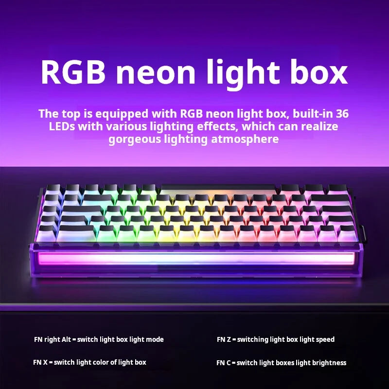 AULA HERO 68 HE Gaming Mechanical Keyboard Magnetic Axis RT Wired RGB Lighting 8K Polling Rate Side Engraving