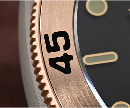 San Martin 42mm Retro Titanium Diver Watch NH35 Automatic Men's Mechanical Watches Bronze Bezel Sapphire Luminous Waterproof 200m