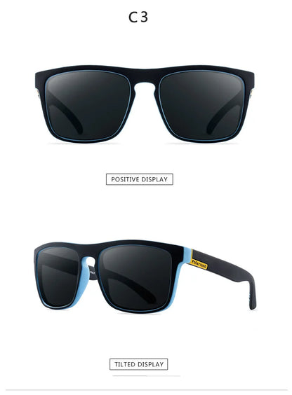 Oculos Masculino Custom Made Myopia Minus Prescription Polarized Lens Square Full-rim Sports Colorful Mirror Sunglasses -1 To-5