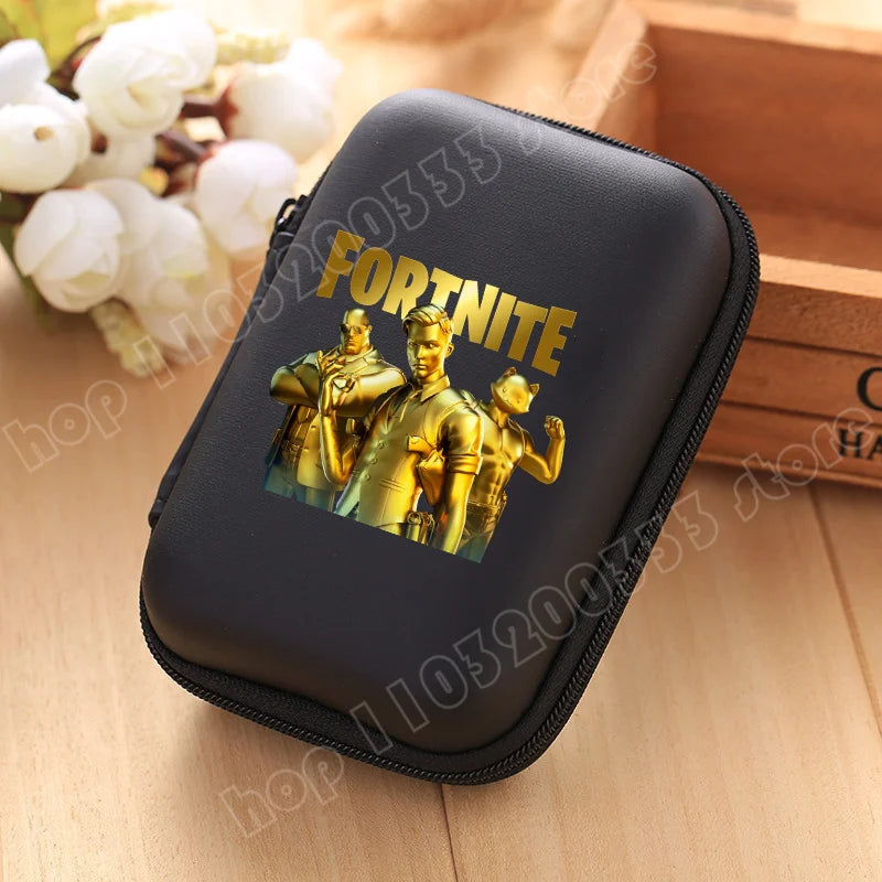 New Fortnite Storage Bag Multi Function Data Cable Charger Organizer Travel Earphone Protective Pouch Childrens Birthday Gift
