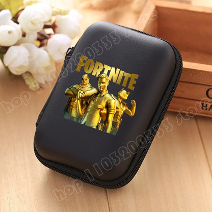 New Fortnite Storage Bag Multi Function Data Cable Charger Organizer Travel Earphone Protective Pouch Childrens Birthday Gift
