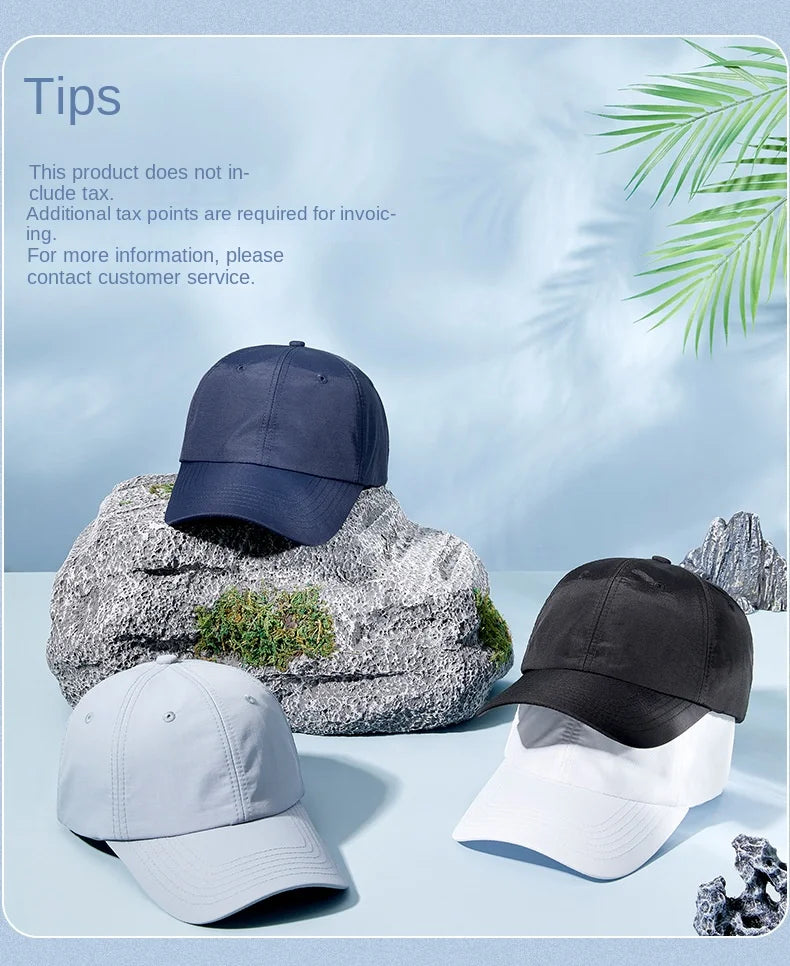 Unisex Waterproof Baseball Cap Outdoor Hat Quick Dry Sun Hat [All Senson] Men Women Sport Golf Hat