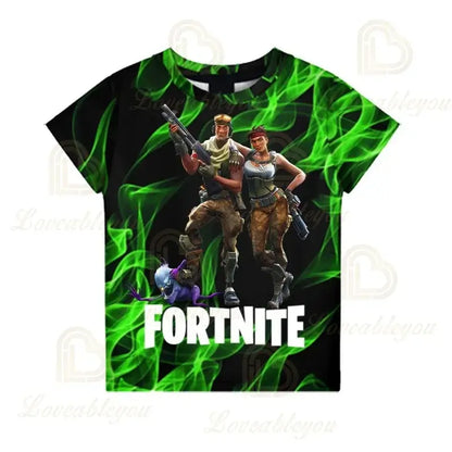 Battle Royale T-shirt Fortnite Victory T Shirt Kids Tops Girls Boys Clothes Harajuku Tees Children 3D 2025 NEW DESIGN