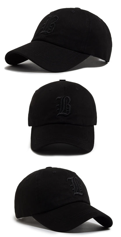 Summer Fashion Men's Baseball Cap Letter Embroidered Cotton Trucker Hat Casual Outdoor Soft Top Visor Cap Women Baseball Caps