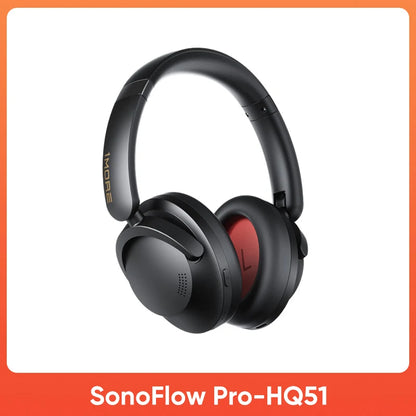 1MORE SonoFlow Pro Wireless Headphones with Active Noise Cancelling, Hi-Res Audio Bluetooth Headphones, 100H Playtime Clear Call Headset