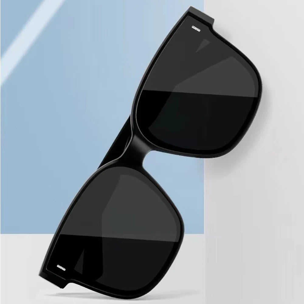KLASSNUM Transfer Sunglasses Ladies Fit Over Sun Glasses Men Oversize Square Wrap Around Glasses for Prescription Myopia Goggles