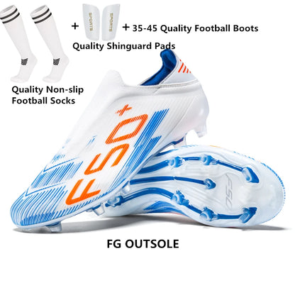 Pointure 35-45 Chaussures de football FG/TF pour hommes, futsal, professionnelles, unisexes, pour garçons, chaussures de football, baskets