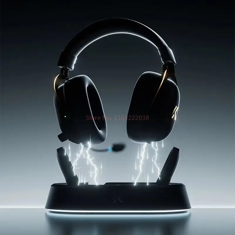 MCHOSE V9 Turbo Gaming Headset BT 2.4G Low Latency Wireless Esport With 60mm Dynamic Driver 2000mAh Magnetic Charging For Gamers
