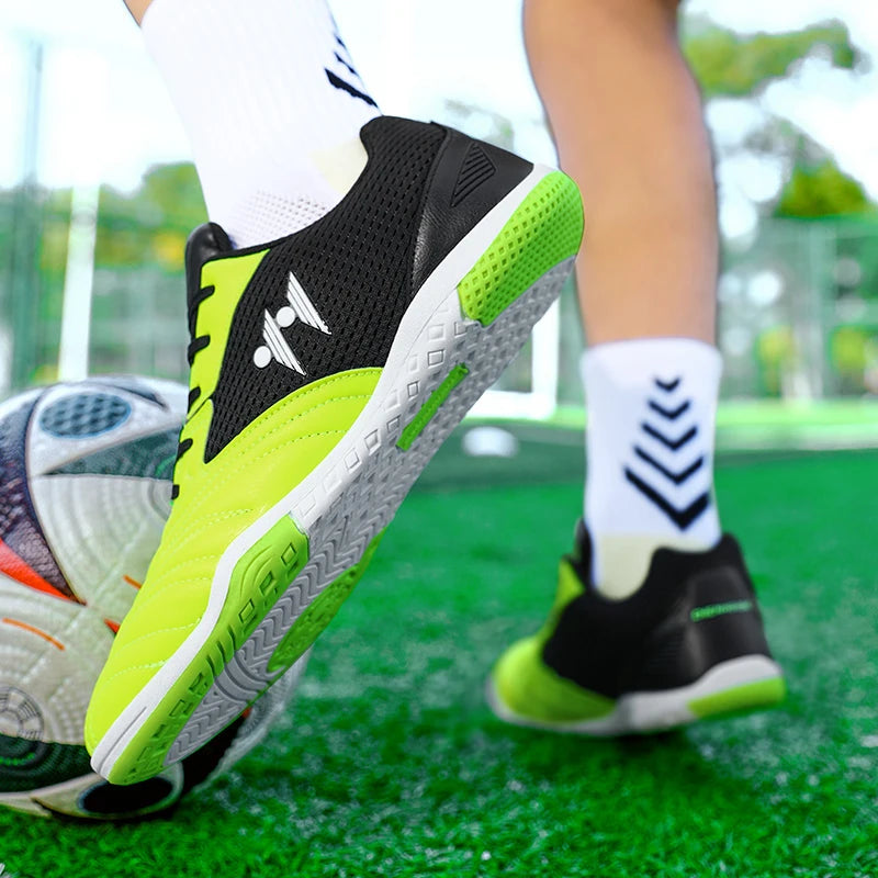 Ghete de fotbal premium pentru bărbați, înalte, pentru iarbă, adidași de futsal, încălțăminte de fotbal antiderapantă pentru meciuri, interior și exterior, foarte vândută pentru sport