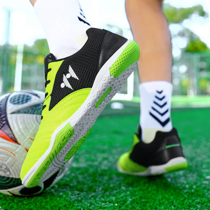 Ghete de fotbal premium pentru bărbați, înalte, pentru iarbă, adidași de futsal, încălțăminte de fotbal antiderapantă pentru meciuri, interior și exterior, foarte vândută pentru sport