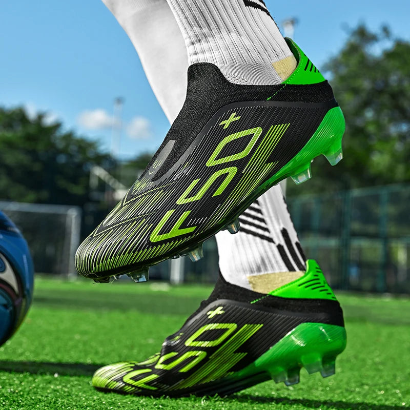 Chaussures de football F50 pour hommes, crampons d'entraînement rapides, chaussures de football antidérapantes pour extérieur, Chuteira Campo 35-45