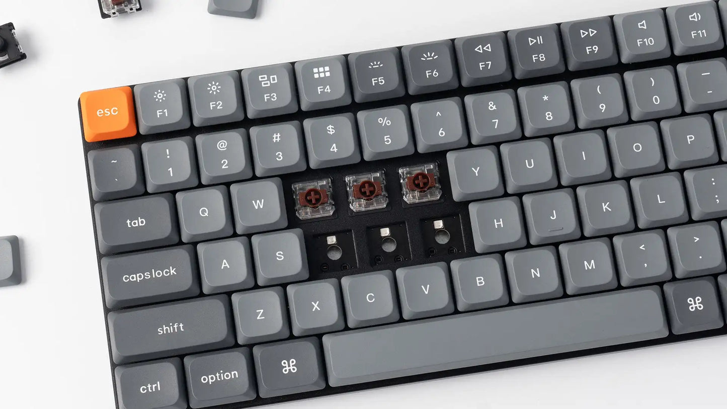 Keychron K17 Max QMK Wireless Ultra-Slim Mechanical Keyboard 96% Layout Gateron Switch LSA PBT Keycap