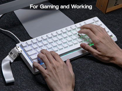 EPOMAKER HE68 Lite 65% ANSI US Layout Tray-Mounted Wired Hall Effect Magnetic Mechanical Keyboard DKS SOCD RGB Backlight