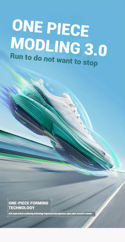 Xtep One Piece Model 3.0 Men Running Shoes 2025 Spring Comfortable Stability Cushion Rebound Racing Sneakers 875219110030