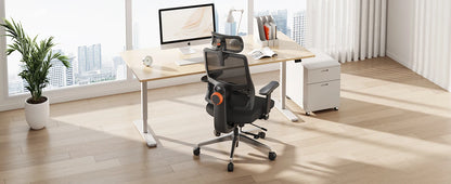 NEWTRAL MAGICH-BPRO Ergonomic Chair with Footrest,Auto-Following Backrest Headrest Office Chair,Adaptive Lower Back Support