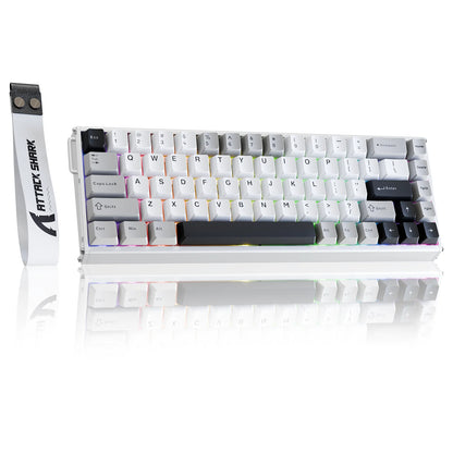 ATTACK SHARK X68MAX HE Rapid Trigger Aluminum Keyboard Magnetic Switch 60% Wired 8KHz Magnetic Keyboard With 0.005mm RT Accuracy