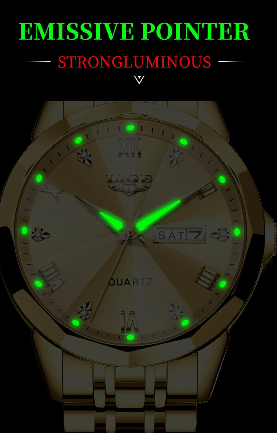 LIGE Fashion Quartz Wristwatches Casual Sport Military Watch For Women Top Brand Luxury Waterproof Watch Ladies Relogio Feminino