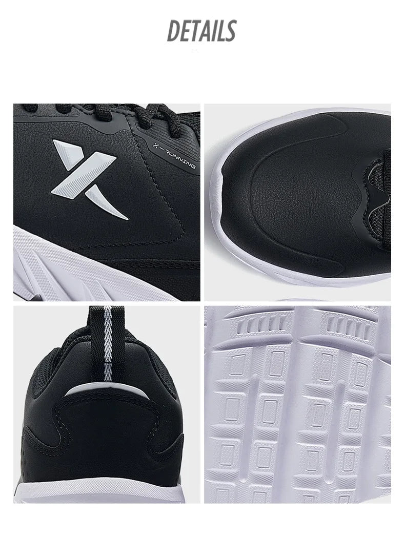 Xtep Running Shoes For Men 2021 Winter Street Casual Men's Sports Shoes Wear-Resistant Support Cushion Sneakers 879419110080