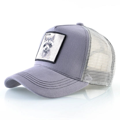 Spring Summer Baseball Cap With Lion Embroidery Patch Snapback Trucker Caps Men Women Drake Baseball Hats Four Season Sun Hat