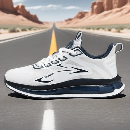 Baskets d'extérieur pour hommes, chaussures de course respirantes et antidérapantes à coussin d'air, de Jogging, de Sport, légères, décontractées