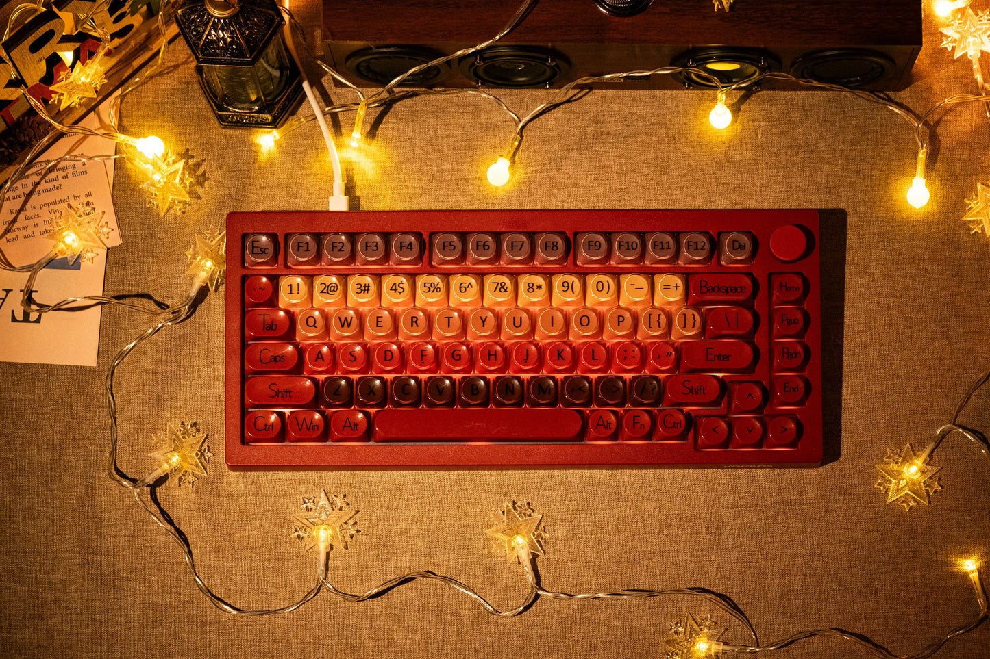 AKKO 5075 X Veekos K75 Gaming Mechanical Keyboard Keyboard 75% RGB 3/5-Pin Hot Swap Wired Customized Keyboard with Knob Gasket