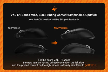 Mouse gaming wireless ATK VXE Dragonfly R1 Pro MAX PAW3395 R1 SE Plus personalizzato per eSport FPS, ricaricabile e leggero