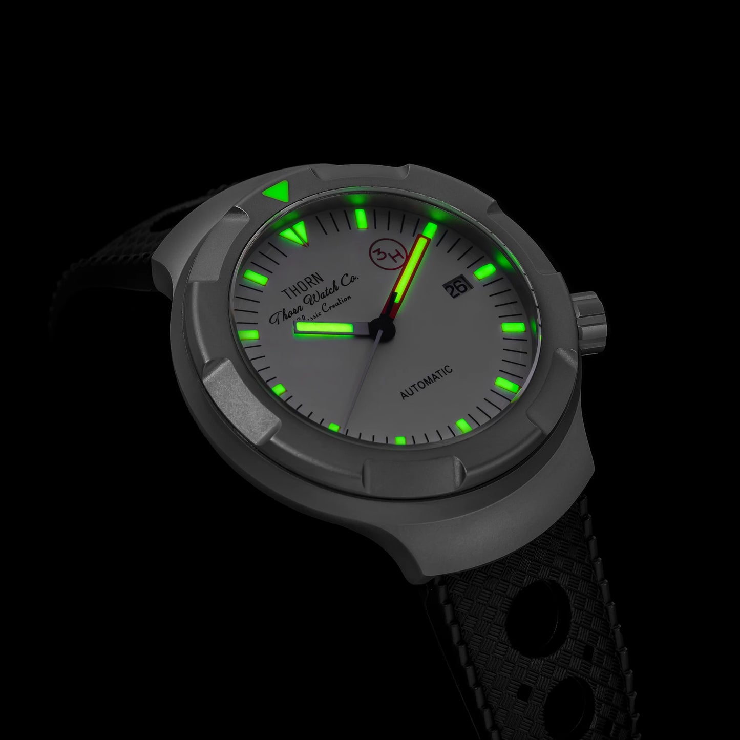 THORN T011 Men's Titanium Watch PT5000 Automatic Movement Mechanical Tribute Vintage Watches Sapphire Luminous 10Bar Waterproof