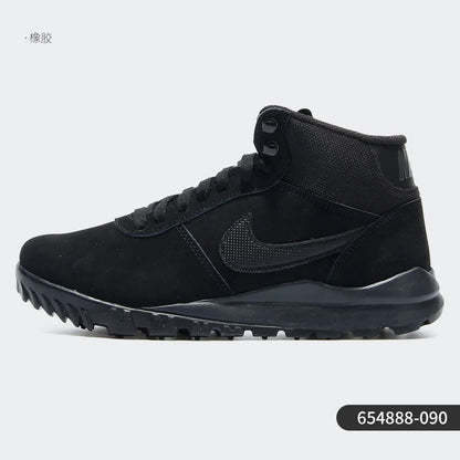 Zapatillas Nike auténticas New Hoodland Suede Outdoor resistentes a la abrasión 654888-090