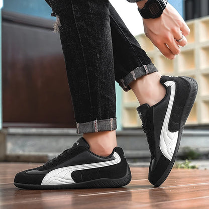 Popular Autumn Lightweight Fashionable Men's Casual Shoes Odor Resistant Low Cut Sports Shoes Outdoor Soft Retro Walking Shoes