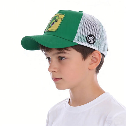 Casquette Dragon Ball Son Goku pour l'été, casquette de voyage à visière, casquette pour homme brodée, style hip-hop en maille, visière pare-soleil, casquette de baseball, sport de plein air