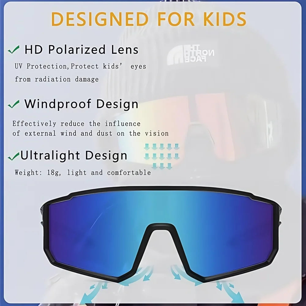 New Kids Polarized Sunglasses Outdoor Cycling High Quality Shades UV400 Protection Sun Glasses For Boys Girls 5-13