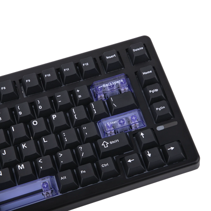 Teclado mecânico magnético EPOMAKER HE80 75% layout US QWERTY Hot-Swap Creamy Gasket com fio Hall Effect DKS SOCD para PC/Mac