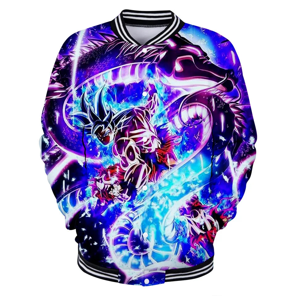 Dragon Ball Goku Kid Men Zipper Hoodie Cartoon Japan Style Anime Women Sweatshirt 2025 New Fashion Children Jackets Coat