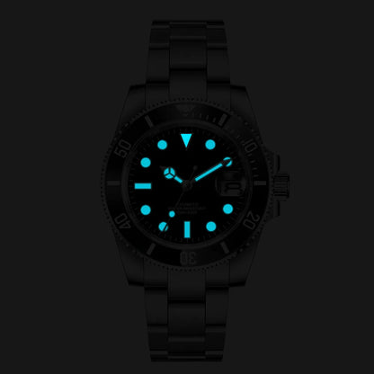 Customized Logo Reloj Men's Mechanical Automatic Wristwatch NH35 Movement 40mm Dial 100M Waterproof Sapphire Glass DIY Corgeut
