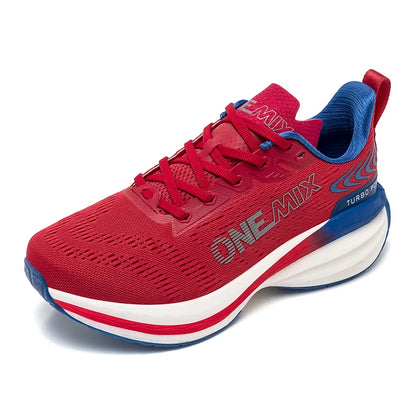 ONEMIX Men's Running Shoes Air Cushion Sneakers Breathable Mesh Outdoor Athletic Height Increase Walking Shoes Size EU 35-47