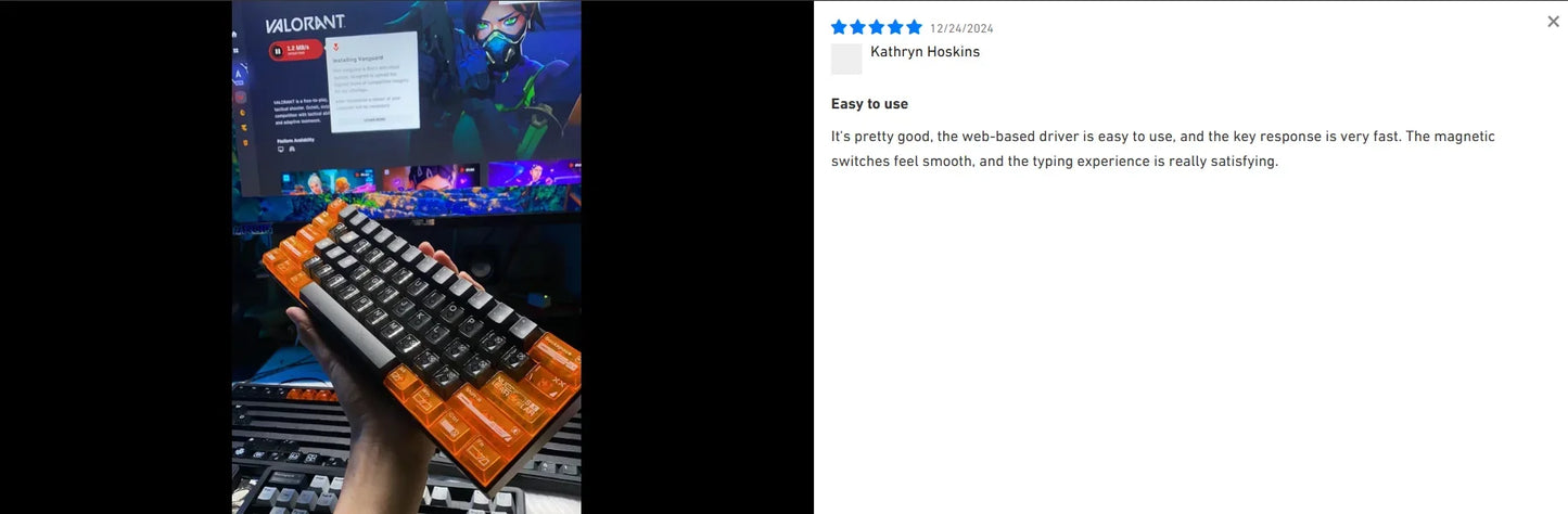 MCHOSE ACE 68 Magnetic Switch Gaming Keyboard Hall Effect Rapid Trigger Programmable RGB 8K Hz DKS/MT/TGL/RS/SOCD Keyboard