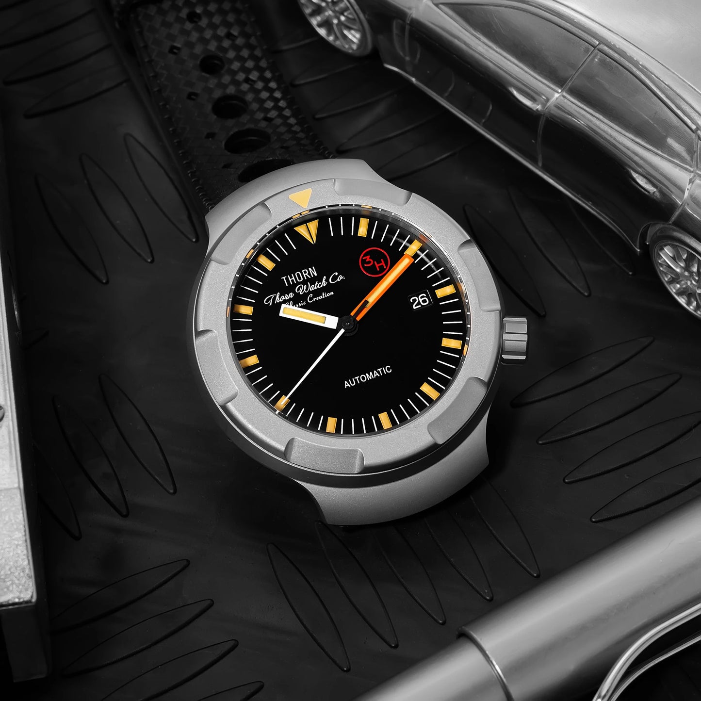 THORN T011 Men's Titanium Watch PT5000 Automatic Movement Mechanical Tribute Vintage Watches Sapphire Luminous 10Bar Waterproof
