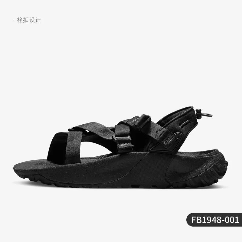 Nike äkta sommarsandaler för män, andningsbara och avslappnade, FB1948-001