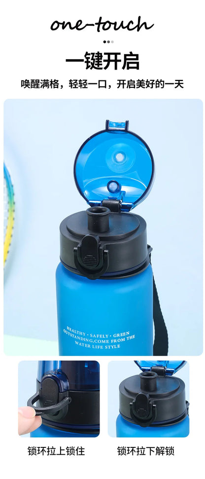 650ML Fortnites Sports Water Bottle Kawaii Motivational Leak Proof Portable Reusable Cups Outdoor Travel Gym Jugs New Cute Gifts