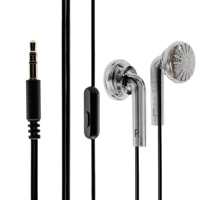 MOONDROP NICE BUDS Wired Earbuds with 15.4mm Large Dynamic Driver, HiFi Flat Head Earphones, High Resolution Sound, Comfortable Wired Music Earbuds